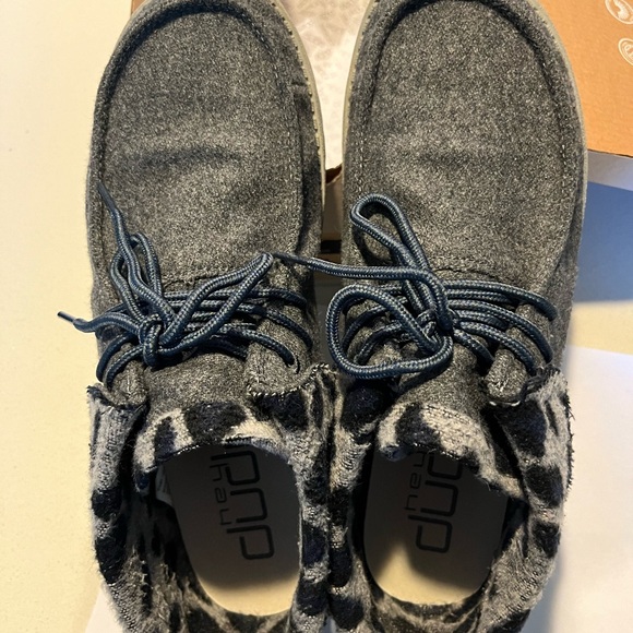 Women’s size 11 Hey Dude grey cheetah booties. In good condition! $27 OBO - Picture 2 of 5